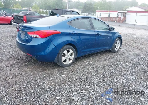 2013 Hyundai Elantra Gls from USA, damaged, VIN KMHDH4AE8DU971690